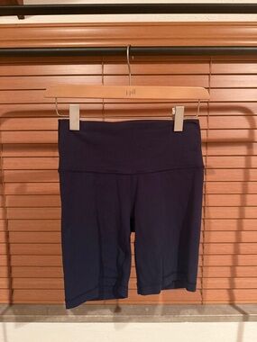 Navy Blue TNA Bike Shorts